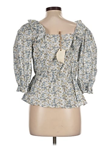 Easel 3/4 Sleeve Blouse (view 2)