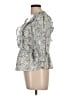 Easel 100% Cotton Blue 3/4 Sleeve Blouse Size L - photo 5