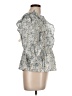 Easel 100% Cotton Blue 3/4 Sleeve Blouse Size L - photo 4