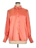 Halogen Solid Orange Long Sleeve Blouse Size XL - photo 1