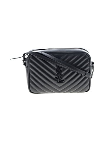 Yves Saint Laurent Lou Quilted Black Calfskin Leather Camera Bag (view 1)