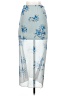 Stitch & Pine Floral Blue Casual Skirt Size S - photo 2
