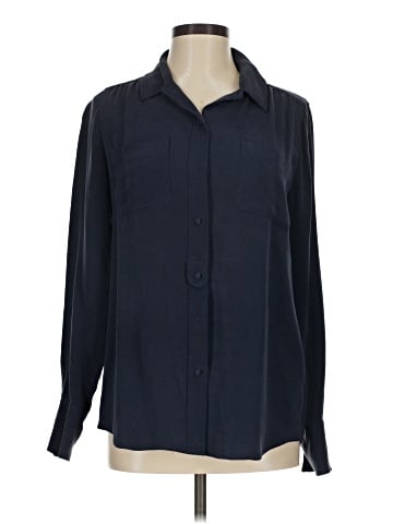 J.Crew Collection Long Sleeve Silk Top (view 1)