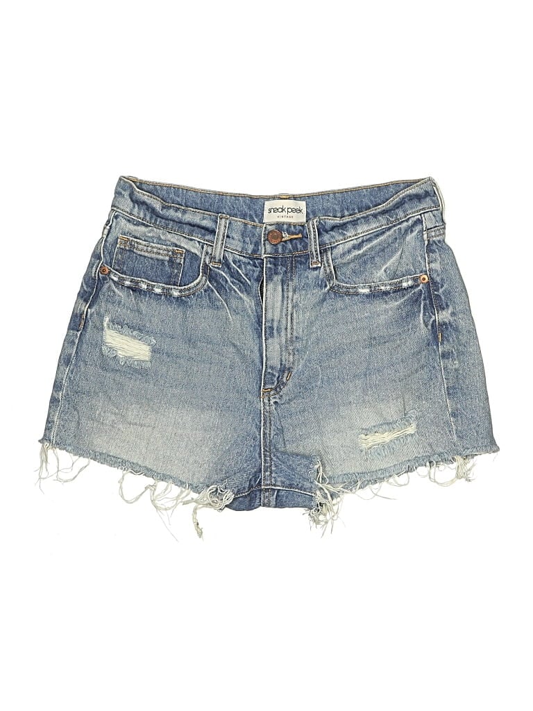 Pre-owned Sneak Peek Denim Shorts In Blue