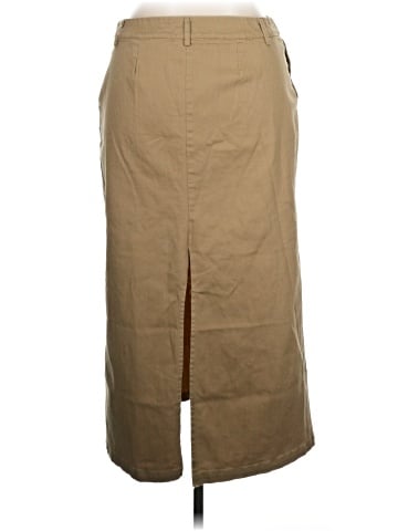 Self Contrast Casual Skirt (view 2)