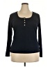 leo rosi Black Long Sleeve Henley Size XXL - photo 1