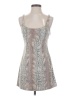 Urban Outfitters 100% Polyester Paisley Silver Cocktail Dress Size S - photo 1