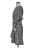 NY Collection Polka Dots Black Casual Dress Size M - photo 5