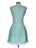 Guess Chevron-herringbone Teal Cocktail Dress Size 10 - photo 2