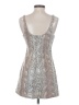 Urban Outfitters 100% Polyester Paisley Silver Cocktail Dress Size S - photo 2