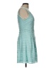 Guess Chevron-herringbone Teal Cocktail Dress Size 10 - photo 4