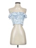 Skylar + Madison 100% Rayon Blue Sleeveless Top Size S - photo 1