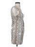 Urban Outfitters 100% Polyester Paisley Silver Cocktail Dress Size S - photo 4