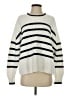 Banana Republic 100% Cotton Stripes Ivory Pullover Sweater Size S - photo 1
