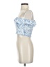 Skylar + Madison 100% Rayon Blue Sleeveless Top Size S - photo 5