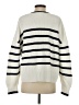 Banana Republic 100% Cotton Stripes Ivory Pullover Sweater Size S - photo 2