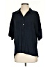 Splendid Black 3/4 Sleeve Button-Down Shirt Size S - photo 1