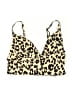 Old Navy Animal Print Gold Swimsuit Top Size S - photo 1