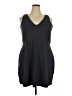 Fabletics Solid Black Casual Dress Size 2X - photo 1