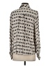 Zara Print Ivory Long Sleeve Blouse Size S - photo 2