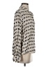 Zara Print Ivory Long Sleeve Blouse Size S - photo 4