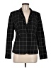 Liz Claiborne Career Plaid Black Blazer Size 6 - photo 1
