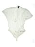 Paige 100% Polyester White Sleeveless Blouse Size L - photo 1