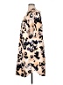 ASOS 100% Polyester Print Tan Casual Dress Size 16 - photo 5
