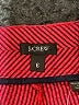 J.Crew 100% Cotton Houndstooth Red Shorts Size 6 - photo 3