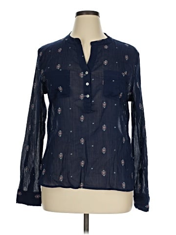 Carve Designs Long Sleeve Blouse (view 1)