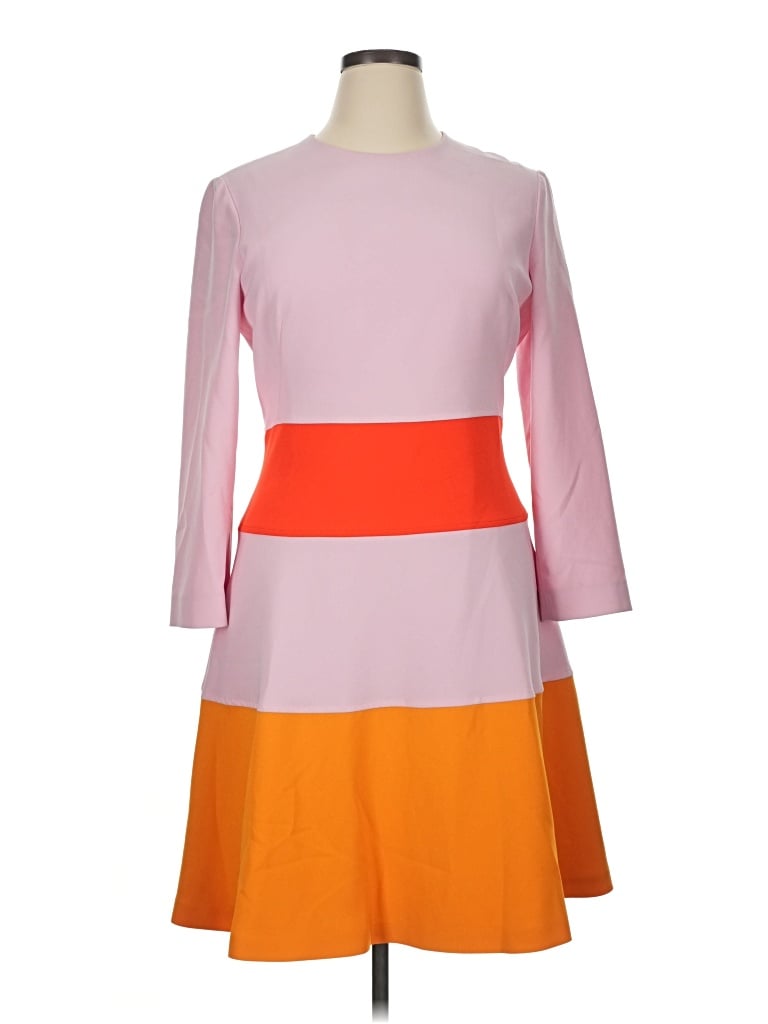 Pre-owned Lela Rose Casual Dress In Orange