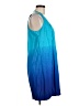 Express Tie-dye Blue Casual Dress Size M - photo 4