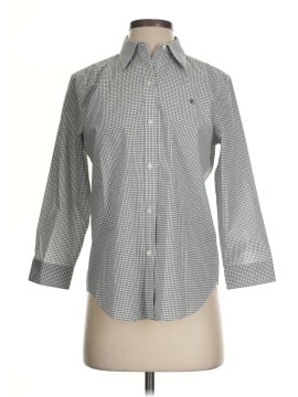 Lauren by Ralph Lauren 3/4 Sleeve Button-Down Shirt (view 1)