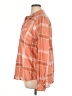 Natural Reflections 100% Cotton Plaid Orange Long Sleeve Button-Down Shirt Size XL - photo 5