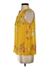 Maurices 100% Polyester Yellow Sleeveless Blouse Size S - photo 5
