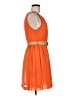 Teeze Me 100% Polyester Solid Orange Casual Dress Size 7 - photo 4