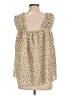 Unbranded 100% Polyester Tan Sleeveless Blouse Size L - photo 2