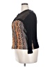 Jaclyn Smith 100% Rayon Brown Long Sleeve Blouse Size 18 - photo 5