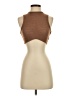 Shein Brown Sleeveless T-Shirt Size XS - photo 1