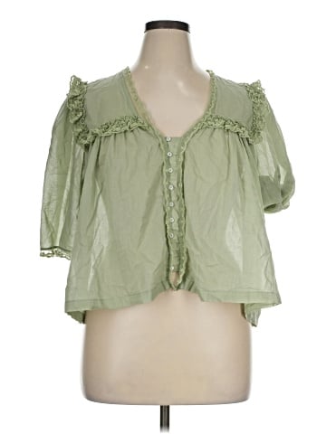 Free People 3/4 Sleeve Blouse (view 1)