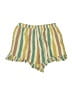 American Eagle Outfitters 100% Viscose Stripes Yellow Shorts Size S - photo 2