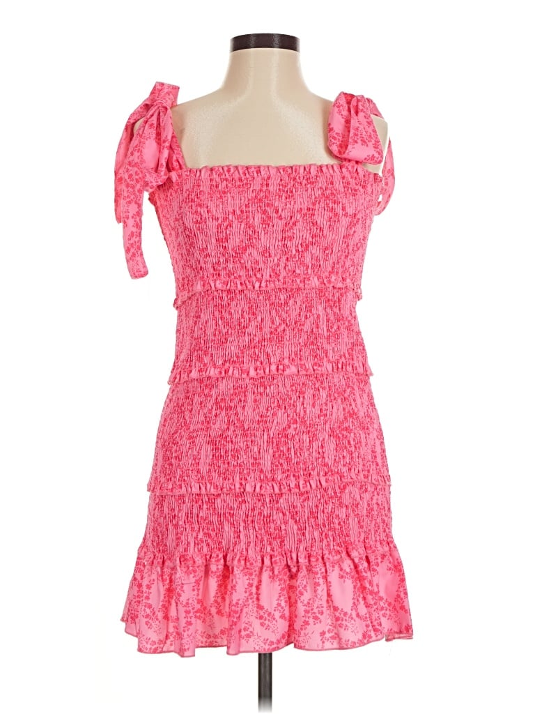 Pre-owned Cbr Sleeveless Top Pink Strapless Neckline Tops