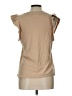 NATION LTD Tan Short Sleeve Top Size L - photo 2