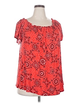 Lane Bryant Short Sleeve Blouse