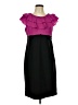 Alyx 100% Polyester Color Block Black Cocktail Dress Size 12 - photo 1