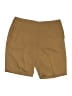 Tehama 100% Polyester Solid Tan Khaki Shorts Size 14 - photo 1
