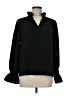 J.Crew 100% Polyester Black Long Sleeve Blouse Size M - photo 1