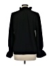 J.Crew 100% Polyester Black Long Sleeve Blouse Size M - photo 2