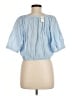 Aerie Blue Short Sleeve Blouse Size M - photo 2