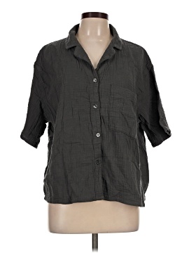 Stars Above 3/4 Sleeve Button Down Shirt